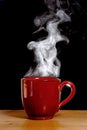 Steaming Hot Coffee Royalty Free Stock Photo