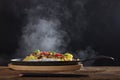 Steaming hot sizzler Royalty Free Stock Photo