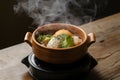 Steaming oden pot, warmth and flavor in every savory bite