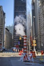 Steaming sewers, New York