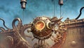 steampunk abstract