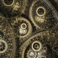 Steampunk background