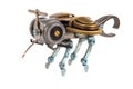 Steampunk bee. Royalty Free Stock Photo