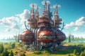 steampunk bioenergy power plant