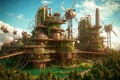 steampunk bioenergy power plant