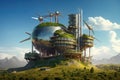 steampunk bioenergy power plant