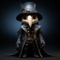 Steampunk Bird Vinyl Toy: Pelican In Plague Doctor Mask