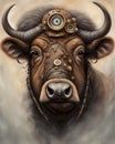 Steampunk Cape Buffalo