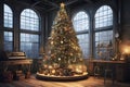 Steampunk Christmas Tree: Victorian Elegance Meets Industrial Charm in Holiday Decor Wonderland