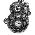 Steampunk clockwork universe. Generative AI. Royalty Free Stock Photo
