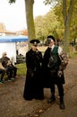 Steampunk couple at Lucca Comics and Games 2017