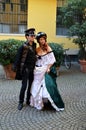 Steampunk couple