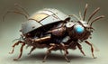 Steampunk Cyberpunk Insects Made From Old Gears