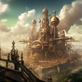 Steampunk Dreams: Industrial Fantasy Composition