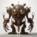 Steampunk fantasy monster Royalty Free Stock Photo