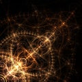 SteamPunk Fractal Background - Universe Clockwork Fractal Art