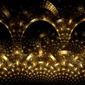 SteamPunk Fractal Background - Weaving Fractal Art