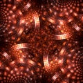 SteamPunk Fractal Background - Weaving Fractal Art