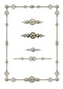 Steampunk Frame & selection of ornaments