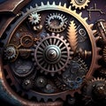 Steampunk Gears and cogs Royalty Free Stock Photo
