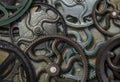 Steampunk Gears Background