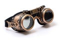 steampunk goggles isolated on a white background