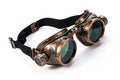 steampunk goggles isolated on a white background