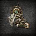 Steampunk on Grey