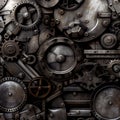 Steampunk grunge background Royalty Free Stock Photo