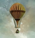 Steampunk hot air balloon