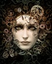 Steampunk Portrait 3d CG