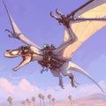 Steampunk Pterodactyl Soars Through Timeless Aesthetic
