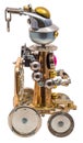 Steampunk robot.