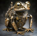 Steampunk Robot Machine Mechanical Frog