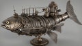 a steampunk saltwater predatory fish well responding to artificial lures