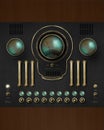 steampunk sci-fi control board 1