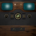 Steampunk Sci-fi time travel control board 4