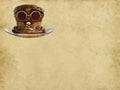 Steampunk Top Hat Vintage Background