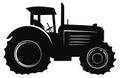 Steampunk Tractor Silhouette, Tractors Vector Silhouette,Tractor Silhouettes Modern and Antique