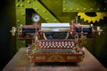 Steampunk Typewriter. Royalty Free Stock Photo