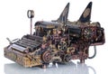 Steampunk Typewriter. Royalty Free Stock Photo