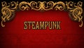 Steampunk vintage looking background design