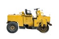 Steamroller isolated on white Royalty Free Stock Photo