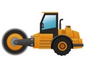 steamroller machine icon Royalty Free Stock Photo