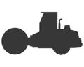 steamroller machine icon Royalty Free Stock Photo