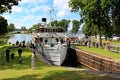 Steamship in GÃÂ¶ta Canal - SjÃÂ¶torp, Sweden
