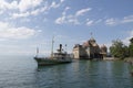 Steamship Montreux At Chillon Castle