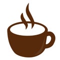 Steamy Coffee Cup Icon Royalty Free Stock Photo