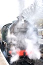 Steamy steam train Royalty Free Stock Photo