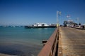 The Stearns Wharf in Santa Barbara Royalty Free Stock Photo